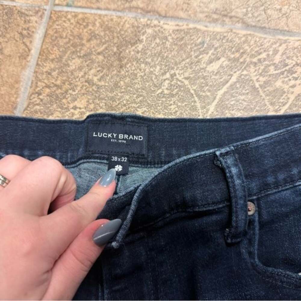 Lucky Brand Dark Blue Skinny Jeans - Picture 2 of 4